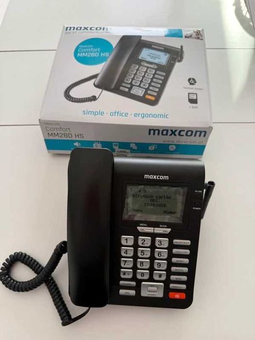 Telefone fixo Maxcom MM28D HS - NOVO