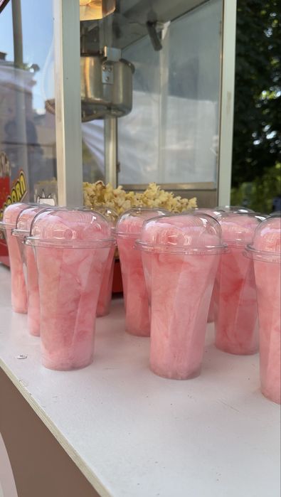 Солодка вата та попкорн