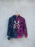 Bape Pink Navy Camo Boxy Zip Hoodie Bluza Shark Hoodie Y2K