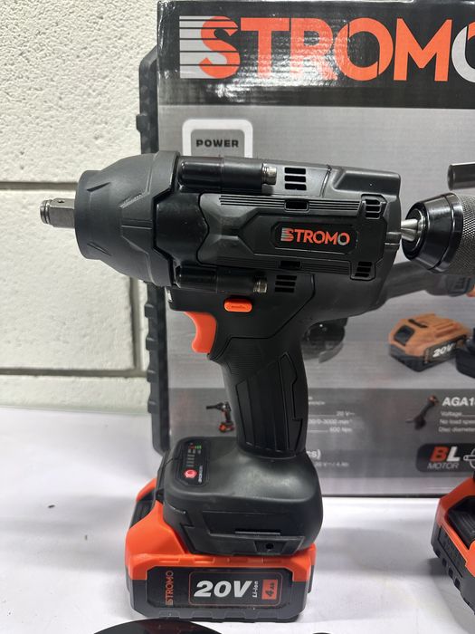 Акумуляторний набір Stromo 3в1 Set 180 болгарка гайковерт шуруповерт