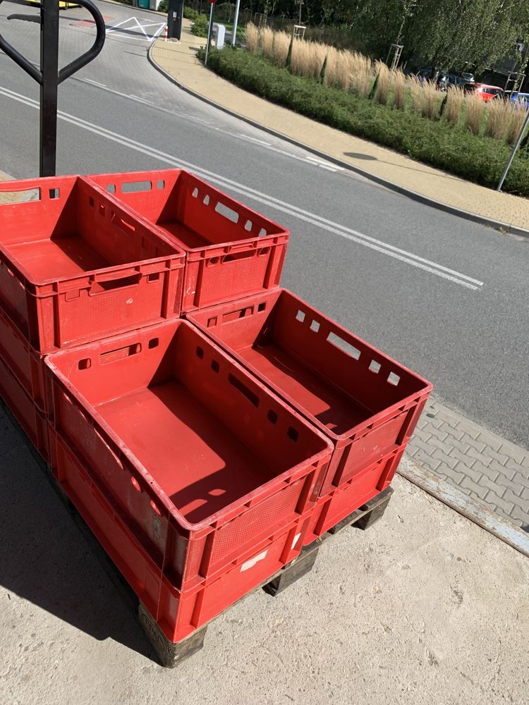 Pojemniki mięsne plastikowe E2#opakowania#skrzynki