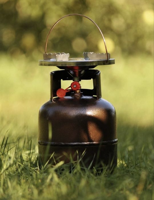 Газовий балон 6 л із пальником. Ліва різь W21,8 мм Туреччина