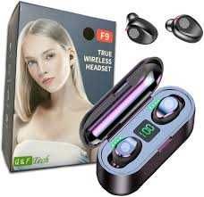 Auriculares bluetooth true wireless stereo F9 TWS