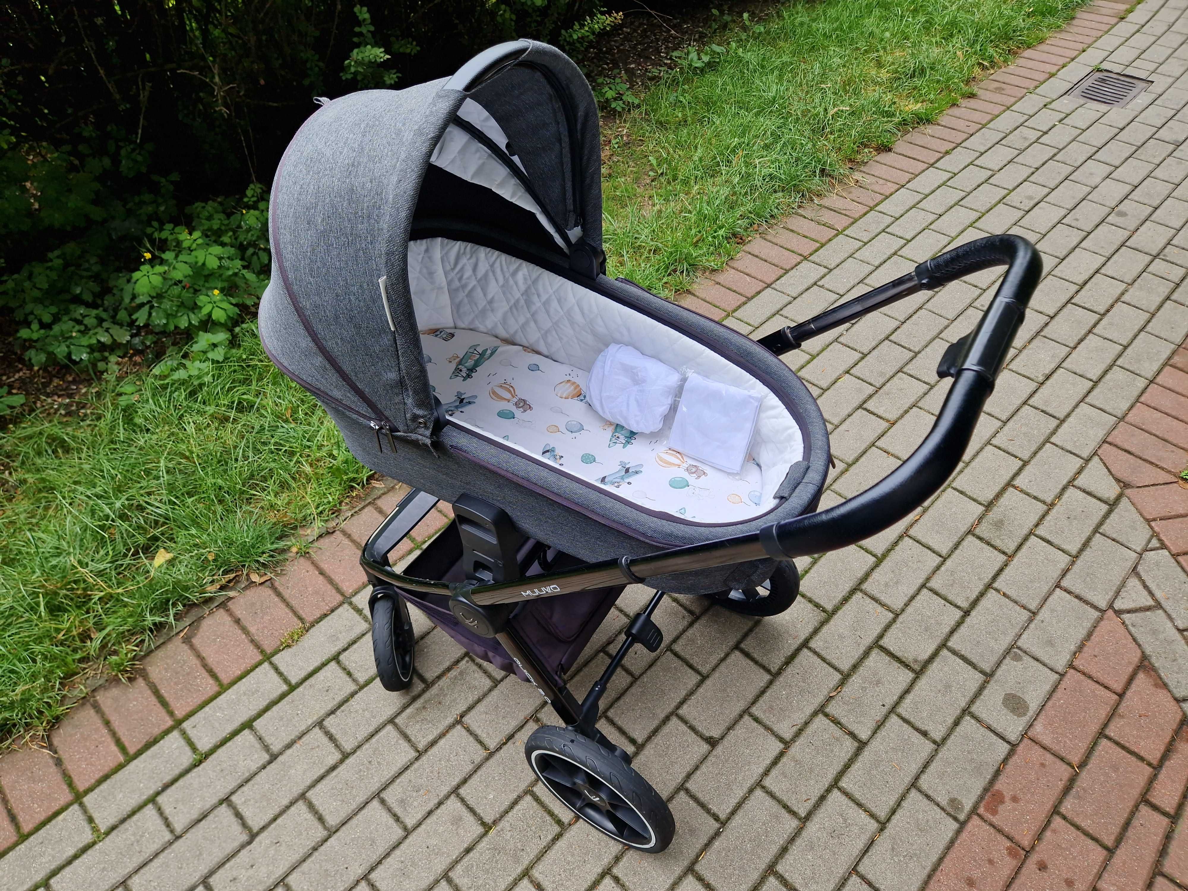 Wózek Muuvo 2w1 gondola spacerówka zestaw