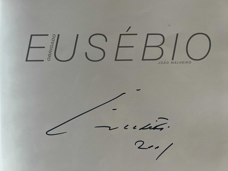 Obrigado Eusébio - Autografado