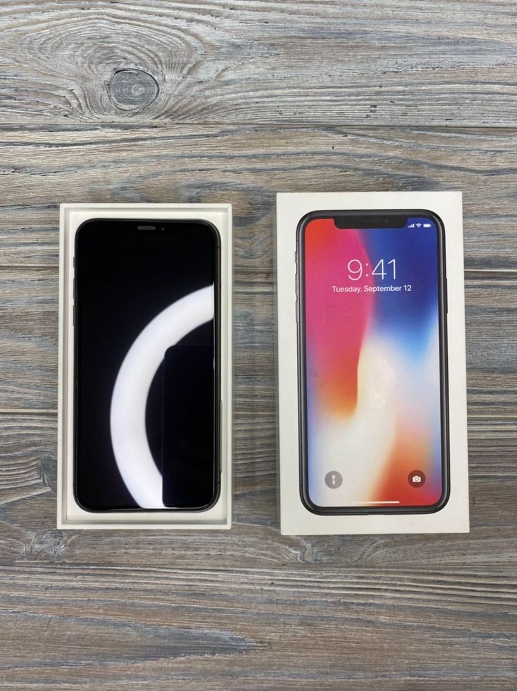 iPhone X 64/256 Black\ SILVER  гарантия магазин EMOJIESTORE  199$