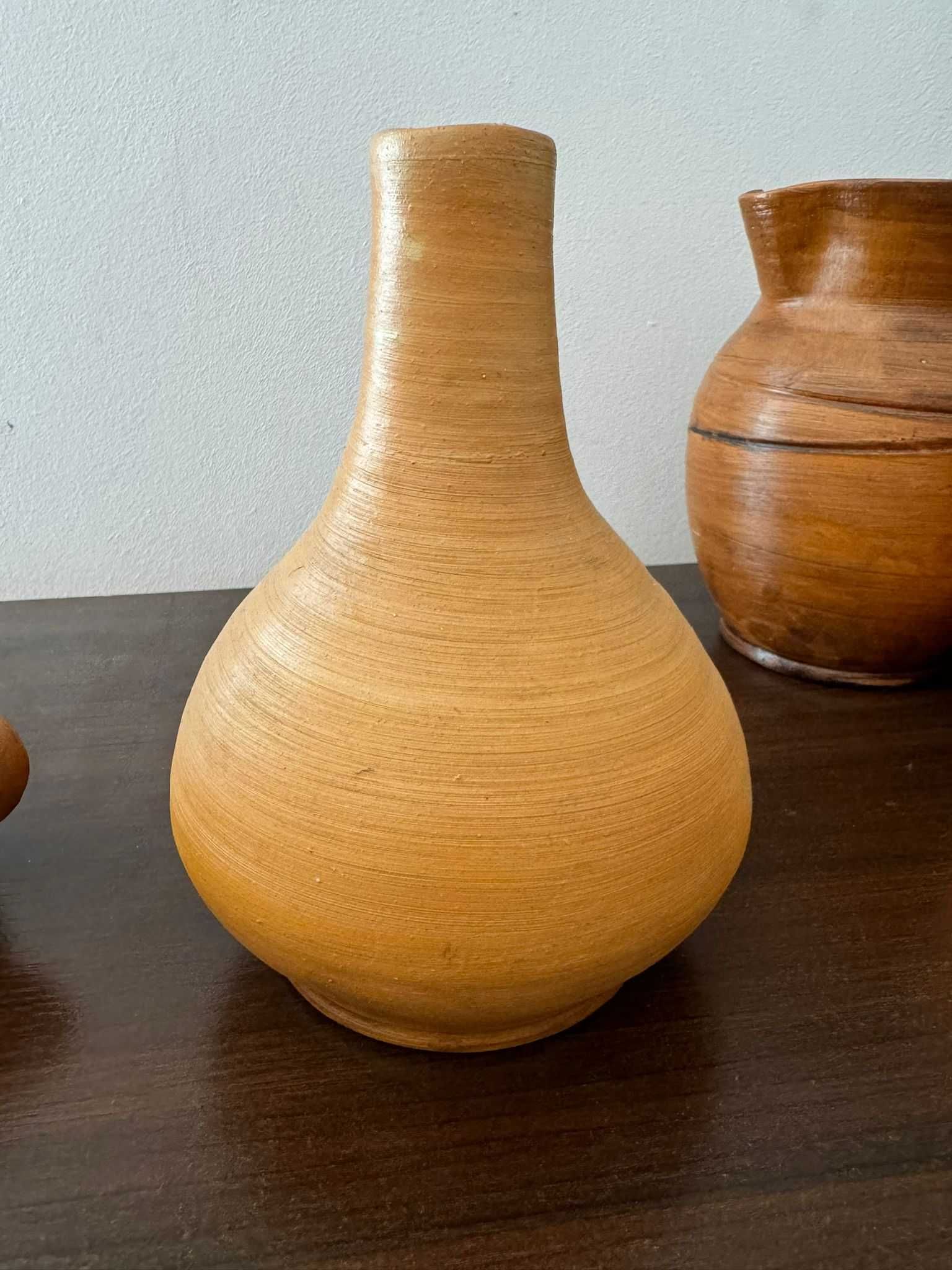 zestaw naczyń glinianych Mazurska Galeria rękodzieło naczynia gliniane