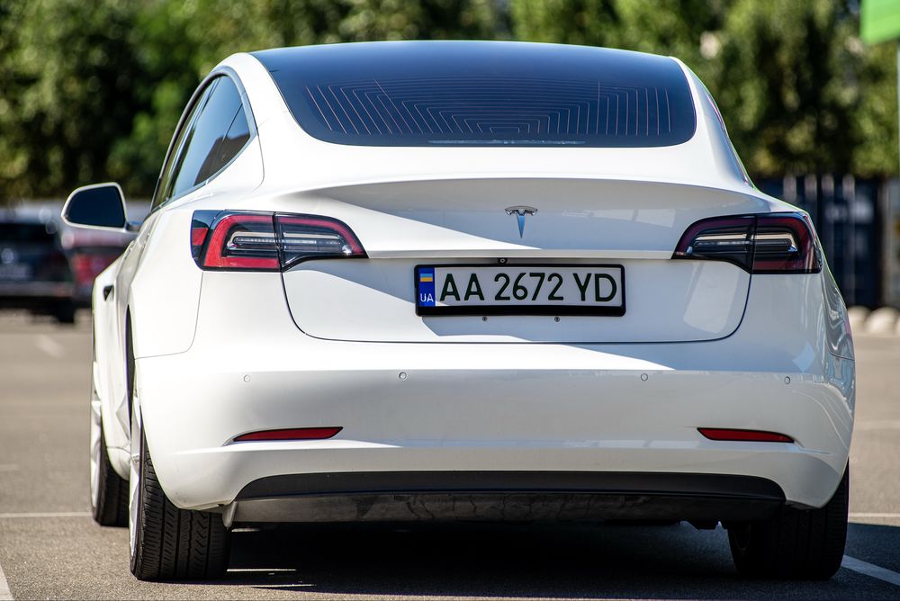 Tesla model 3, long range 75 кВт