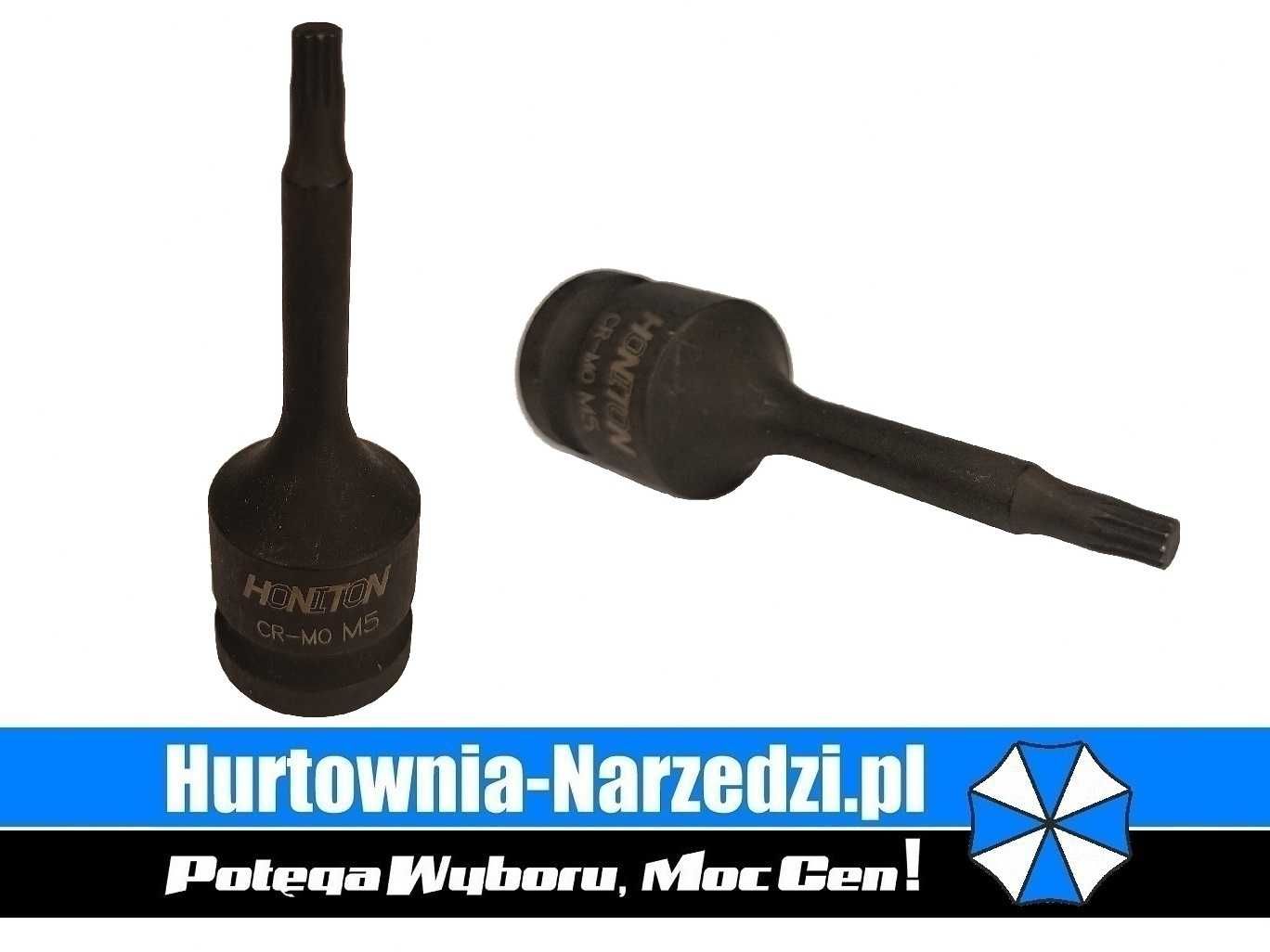 Nasadka SPLINE M5 / 78 mm 1/2" udarowa Cr-Mo HONITON H5405