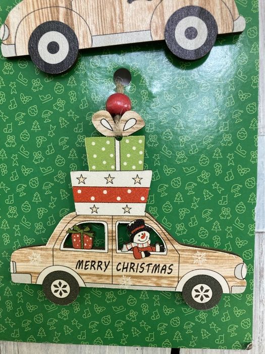 Zawieszka Świąteczna etoys, sklejka 3szt