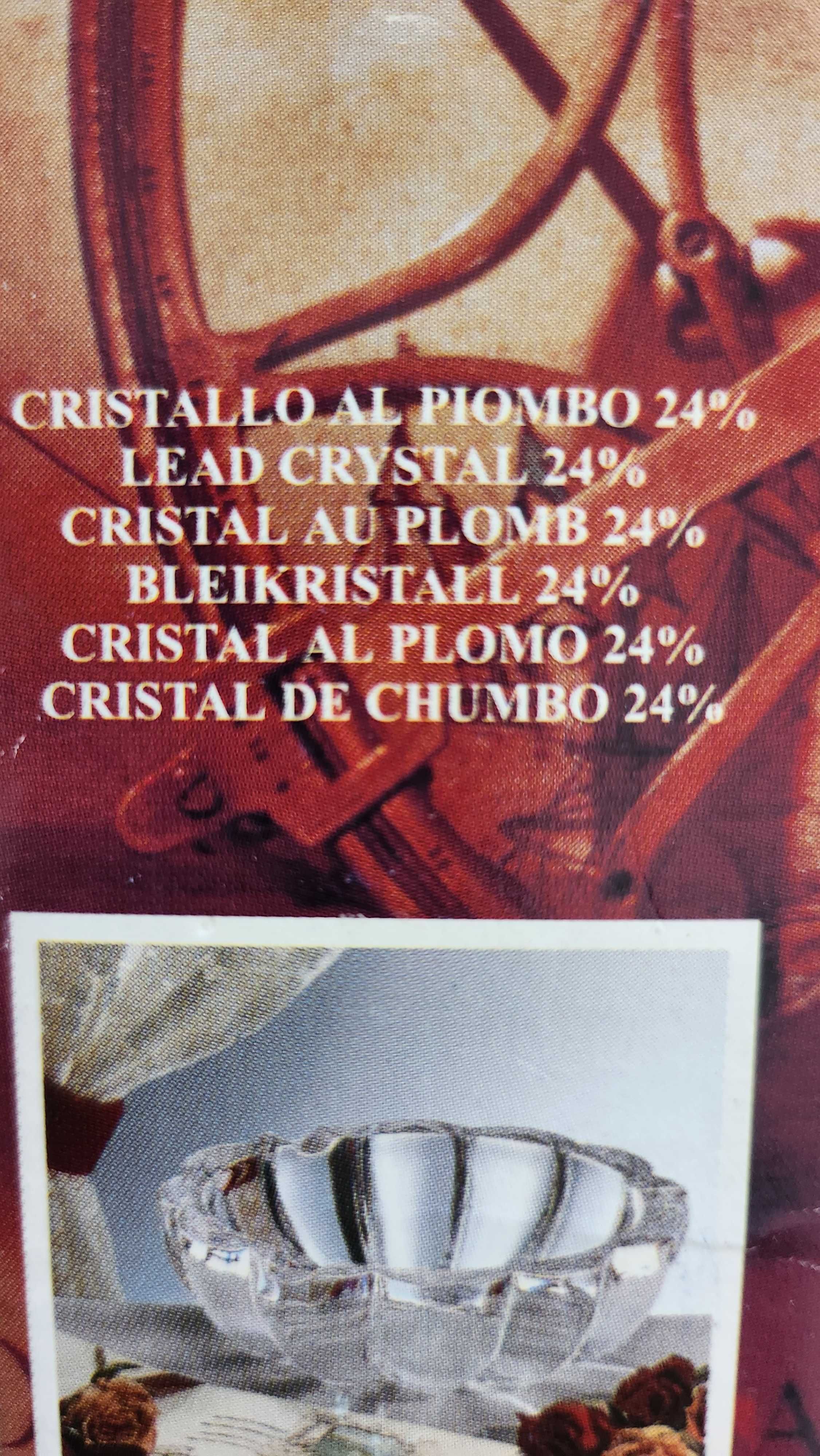 Cinzeiro cristal RCR 24% - novo