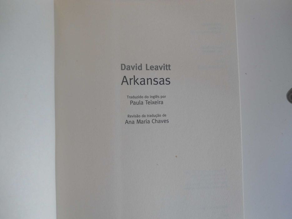 Arkansas por David Leavitt