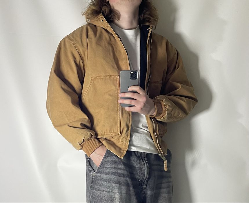 Вінтажна робоча куртка active jacket овершот work carhartt style