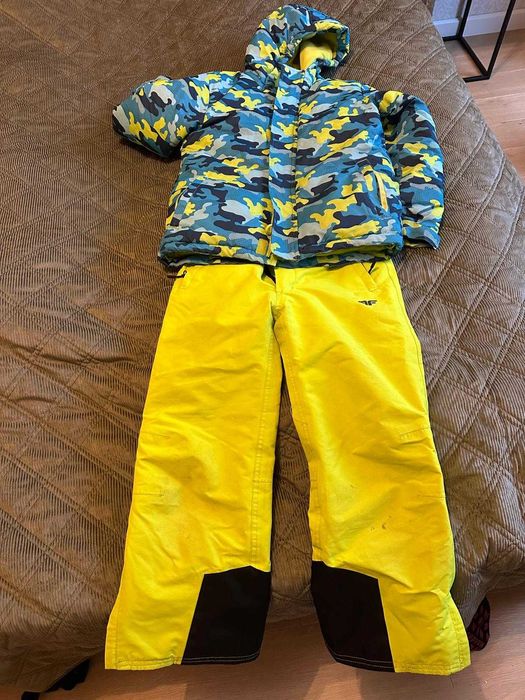Komplet narciarski dziecięcy: kurtka 5.10.15 128 + spodnie 4F 134