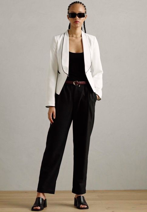 Żakiet biały slim fit Anna Field M