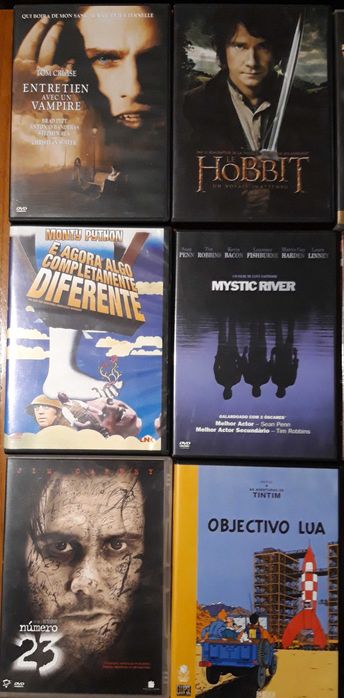 DVD filmes Indiana Jones Batman Hobbit Hellboy 2fast2furious ...
