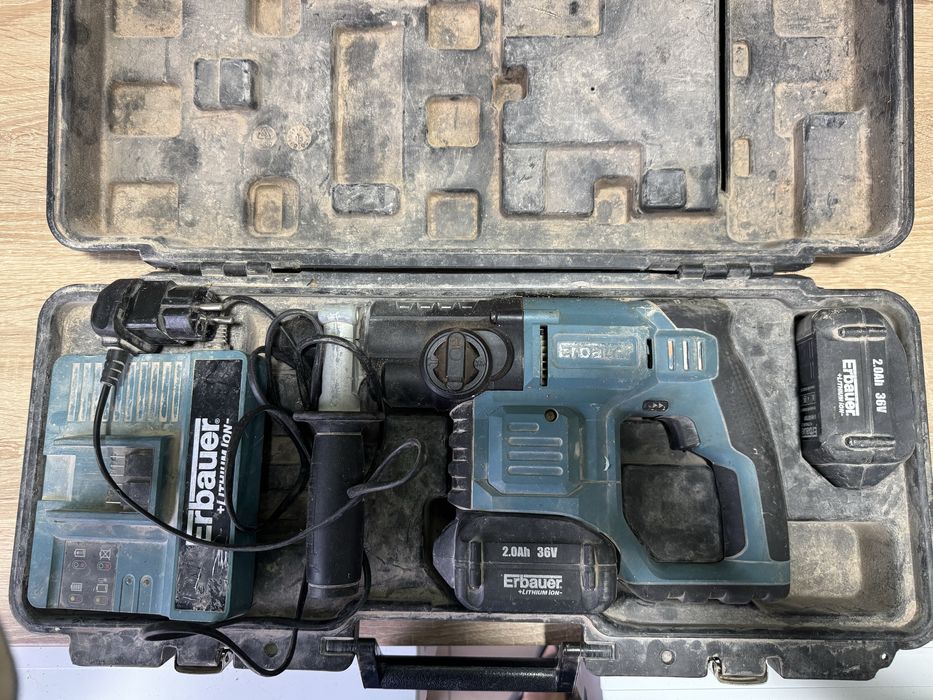 Перфоратор Erbauer ERT576SDS 36V 2.0Ah Lithium ion