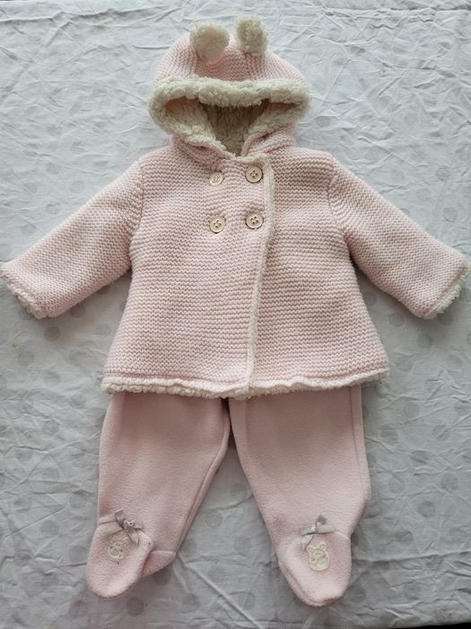 Тепла кофтинка та штанці для дівчинки 3-6м.р.68
