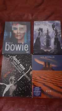 Lote David Bowie Led Zeppelin Nightwish Depeche Mode duplos DVD cds