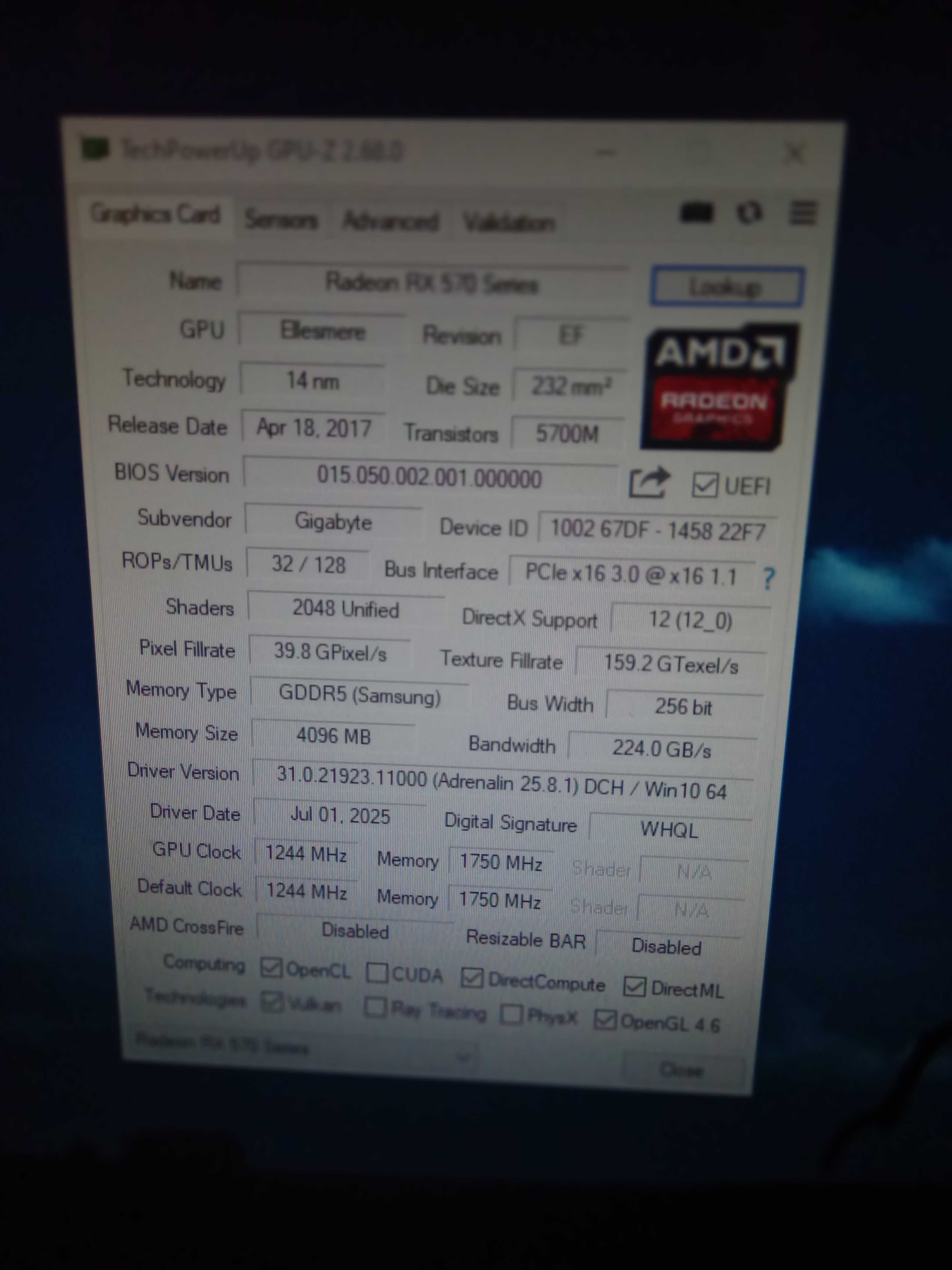 Компьютер AMD FX 8300,RX 570 4GB