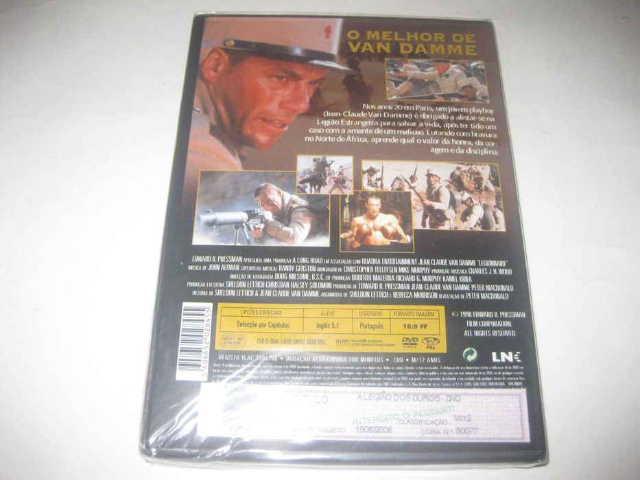 DVD "A Legião dos Duros" com Van Damme/Selado!