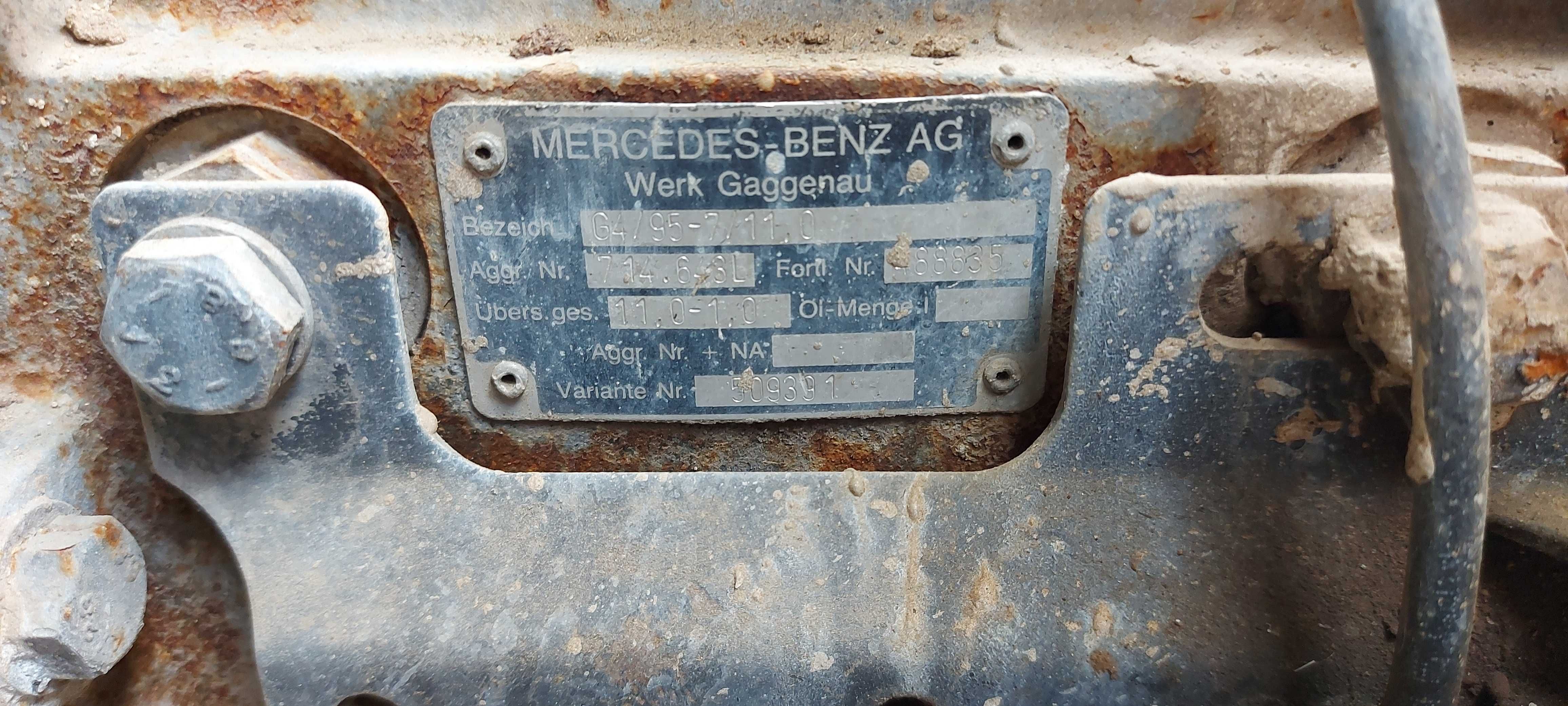 Motor caixa eixos camião Mercedes