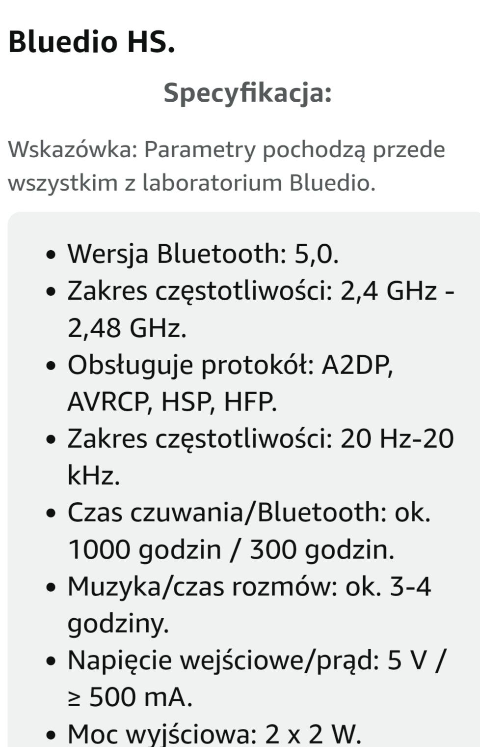 Przenośny  głośnik Bluetooth