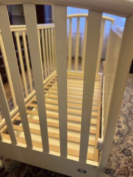 Ліжечко Pali Ciak білого кольору