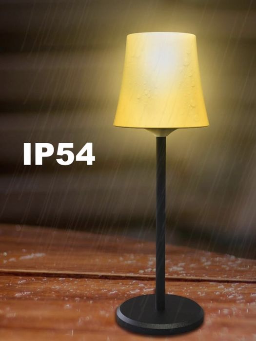 Beprzewodowa lampka stołowa tryb kolorów pięknie się prezentuje ip54