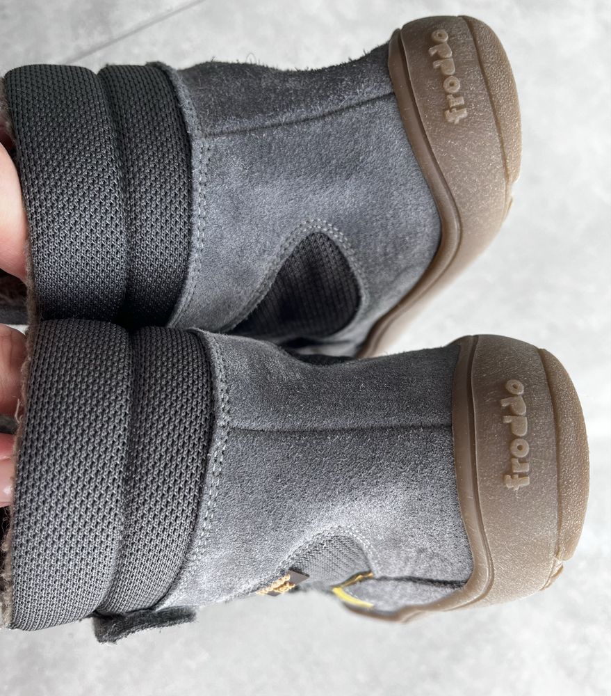 Buty zimowe Froddo barefoot ocieplane wełna merino dla chłopca r 32