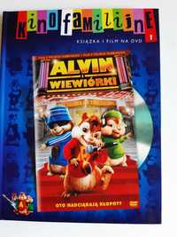 Film dvd Alvin i Wiewiórki, polski lektor, dla dzieci