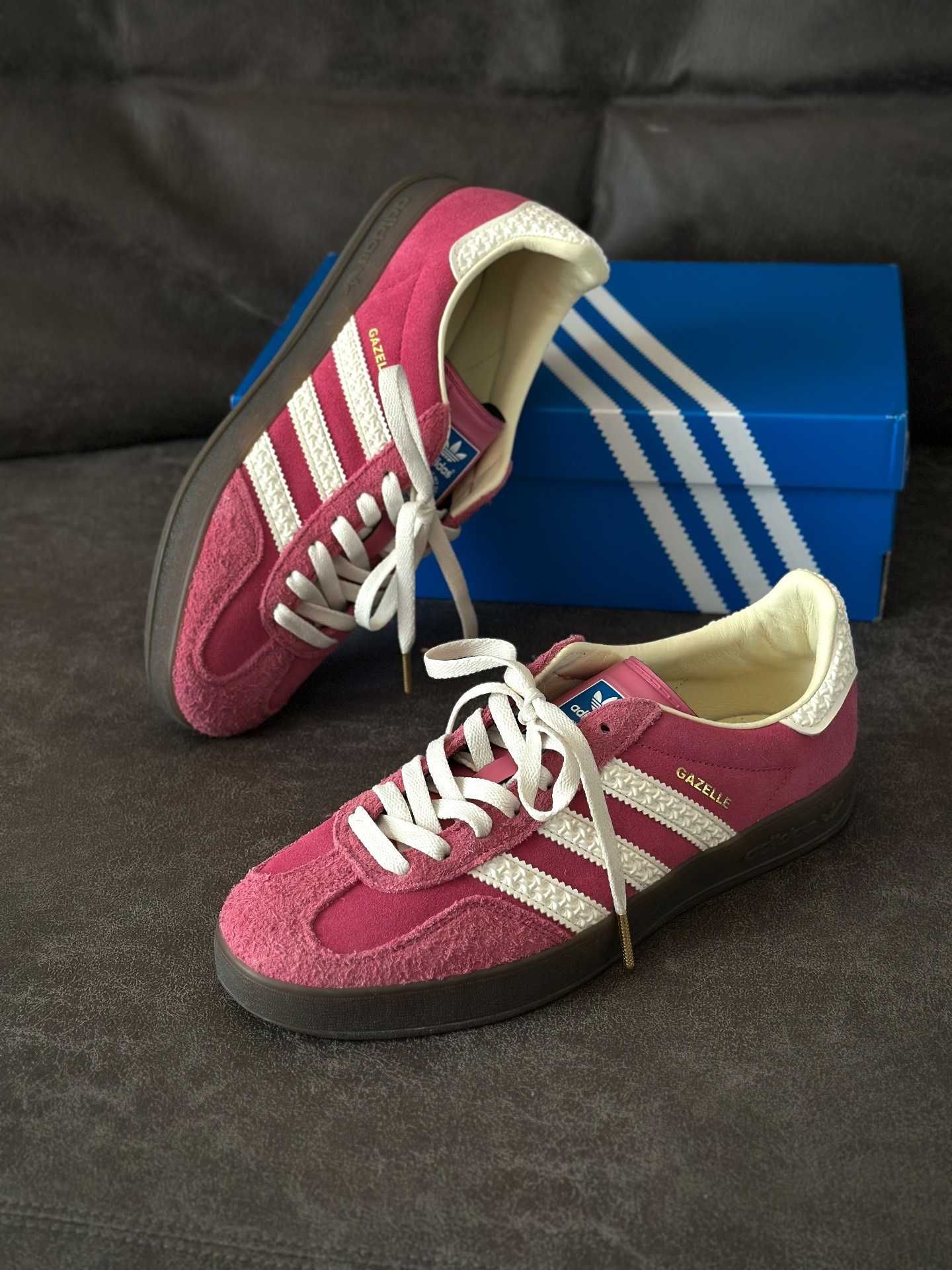 Buty codzienne adidas Gazelle Indoor Pink Espadryle R.37