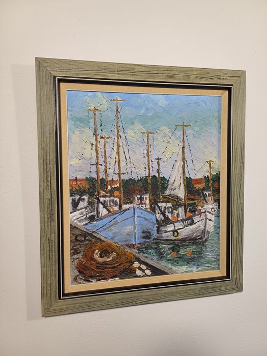 Stary obraz na płótnie