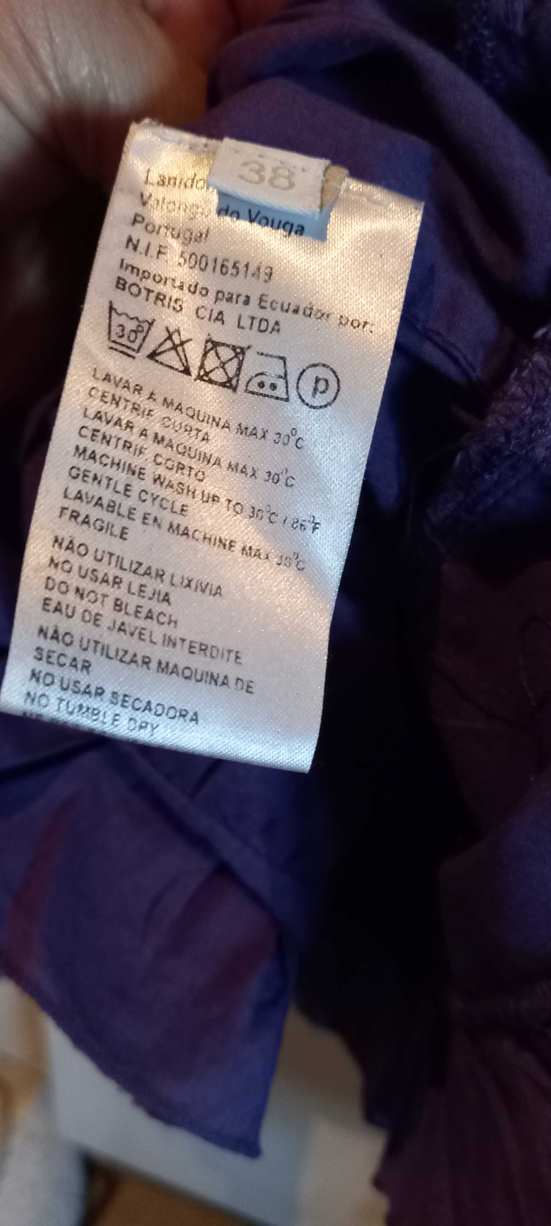 Vestido de verão,  roxo - 38 - Lanidor