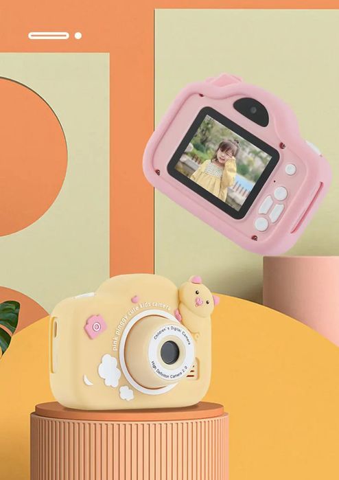 Aparat Fotograficzny, Kamera Dla Dzieci C11 Piglet Żółty
