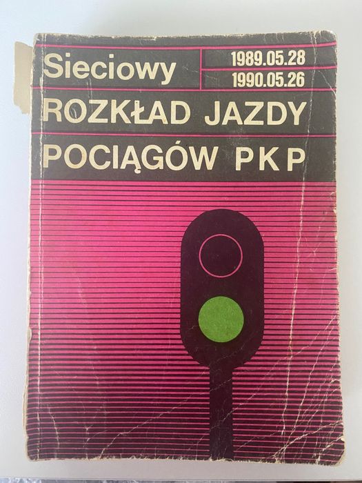 Sieciowy Rozkład Jazdy Pociągów 1989 - 1990