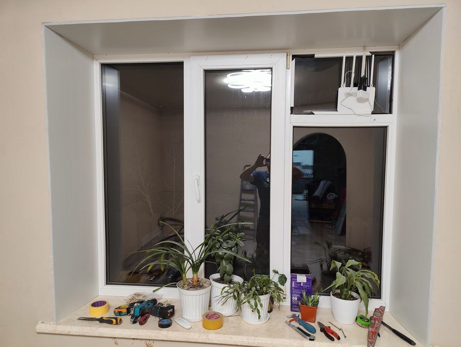 Теплые откосы.Сэндвич панели 10мм и 24мм