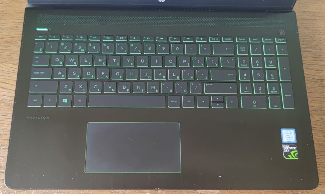 HP Pavilion Power 15 16GB 1TB Відключена диск. відео карта є інтегров.
