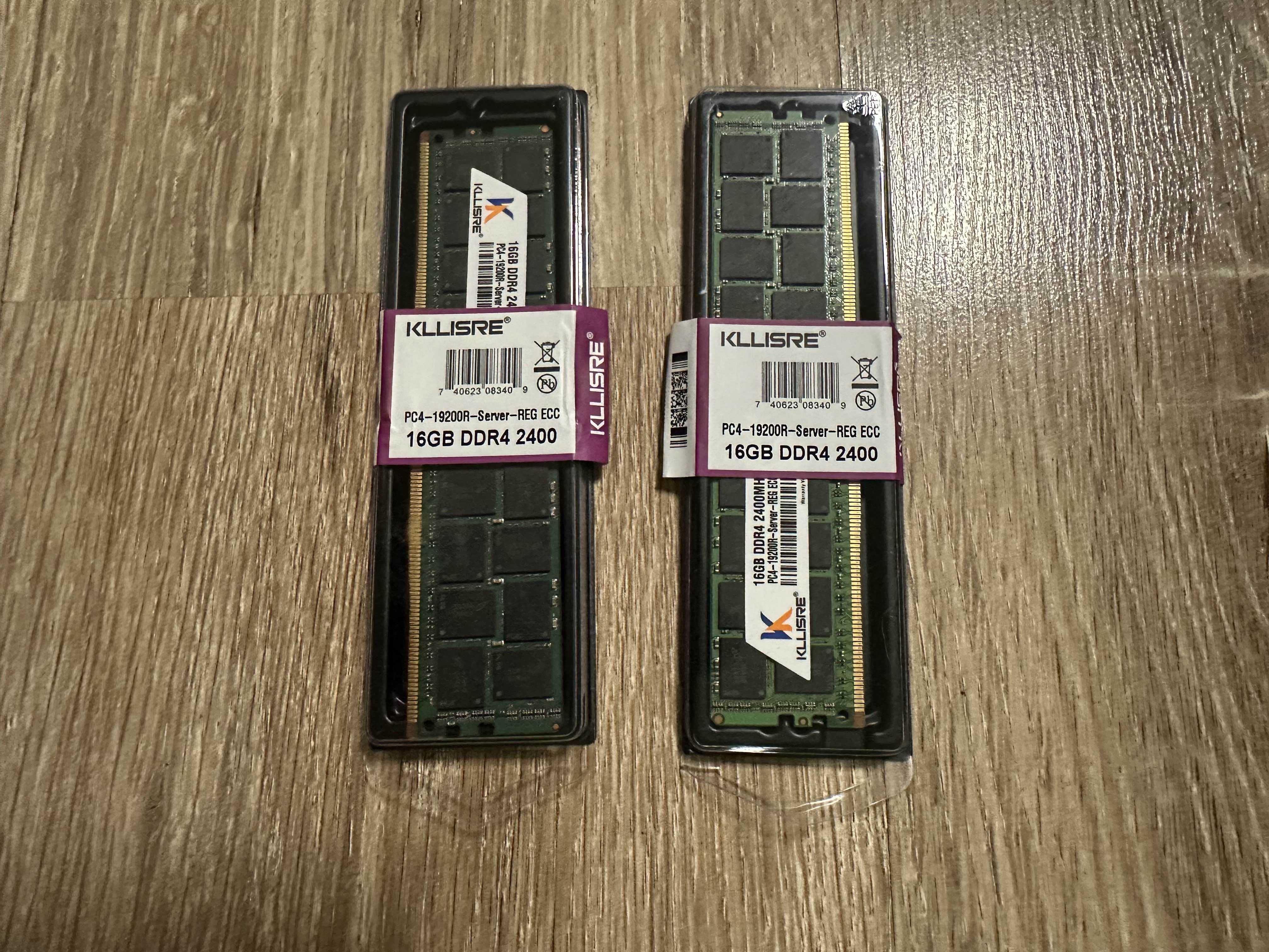 Pamięć RAM Serverowa ECC 2x16Gb 2400 Mhz DDR4 Killsre Praktycznie Nowa