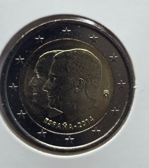 2 eur Espanha 2014 rei Filipe unc