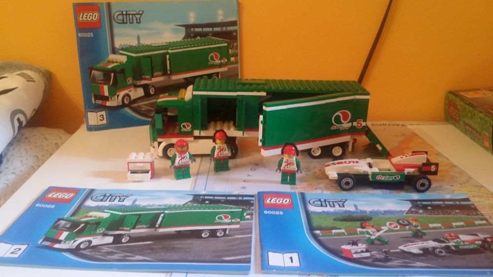 Lego City 60025 ciężarówka ekipy wyścgowej