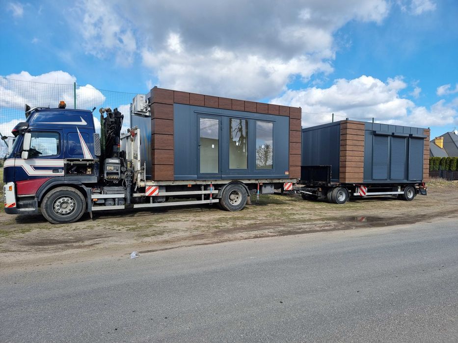 Kontener na ramie 4x3m pawilon usługowy handlowy biuro