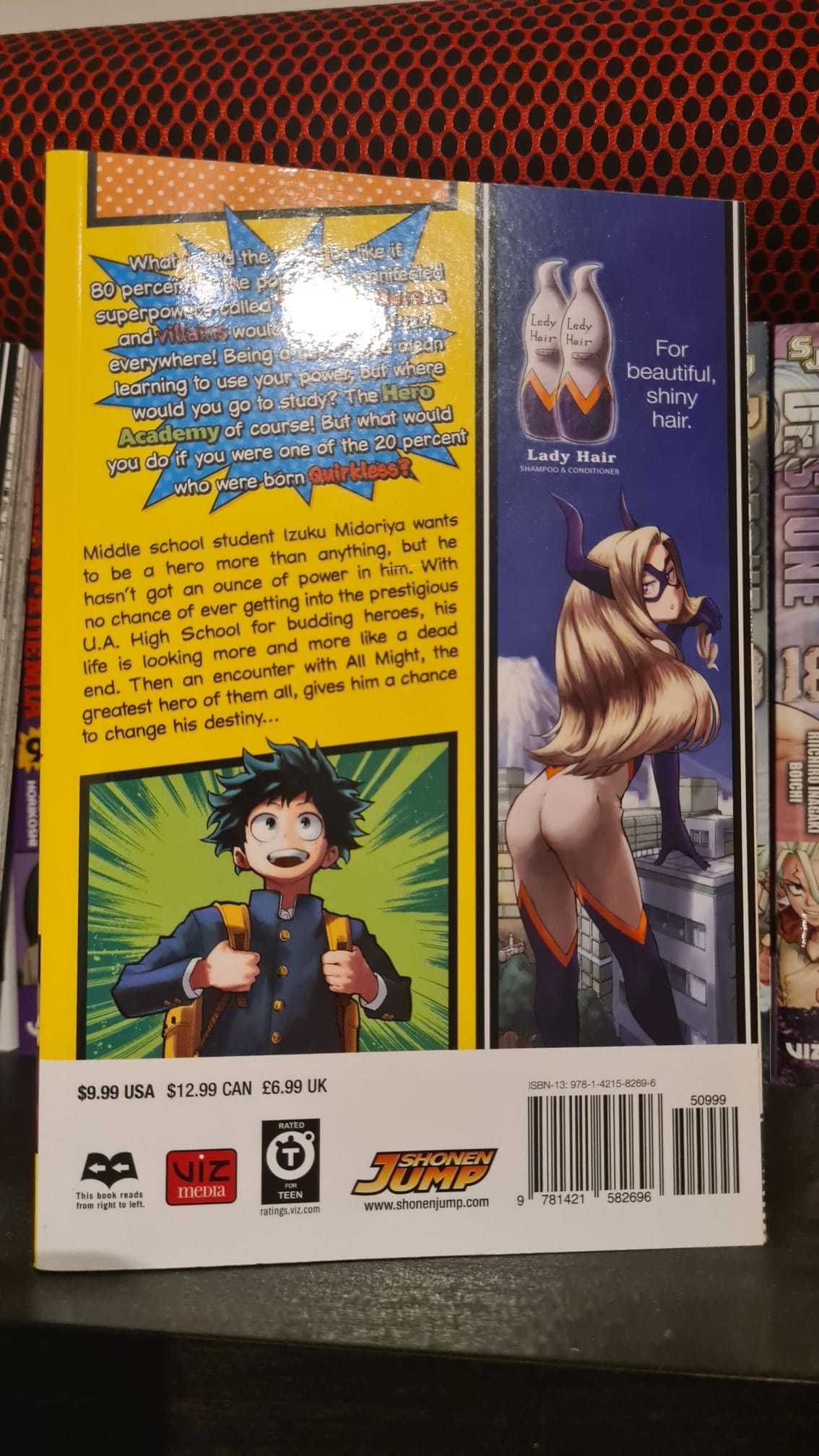 My Hero Academia Volume Manga Em Ingles 1-10