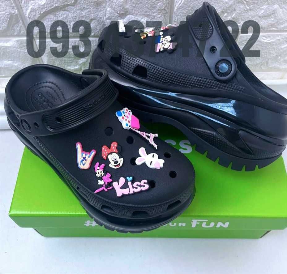 Жіночі Крокси Crocs Crush Mega Новинка!Усі розміри у наявності