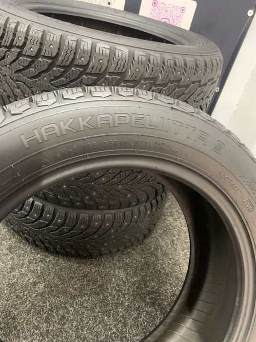 Шини 195/55 R16 Nokian 2020р 7+мм Зима