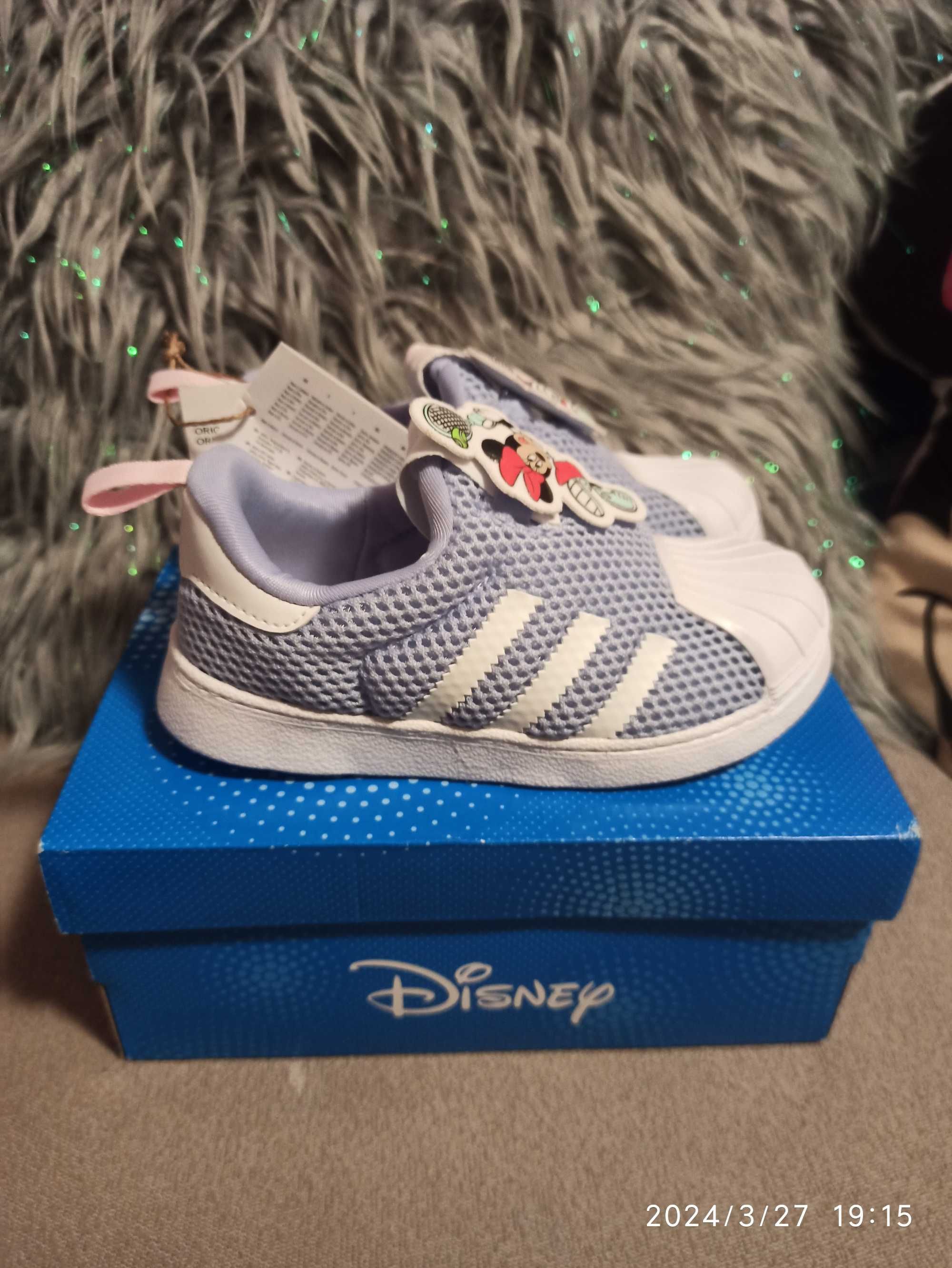 Buty dziewczęce Adidas Superstar Disney 25,5 Nowe