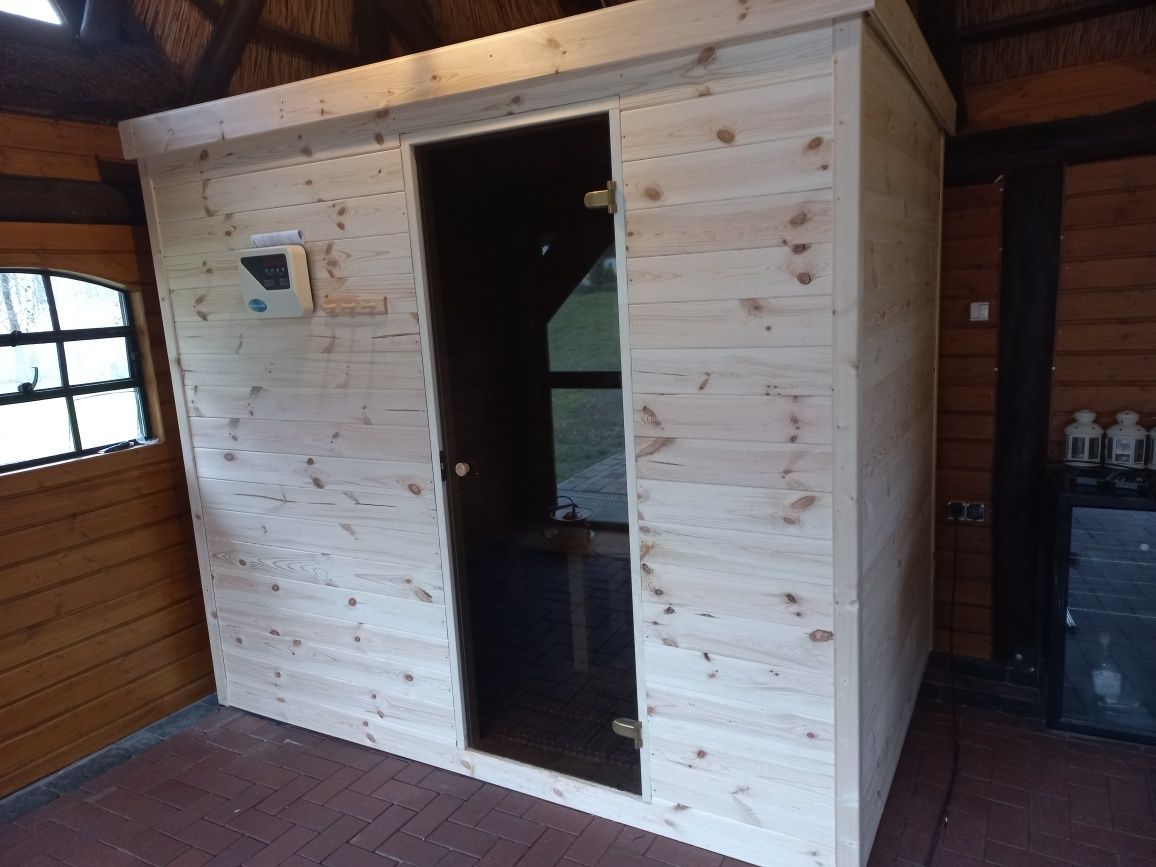 Sauna ogrodowa izolowana , dostosowana do Twojego ogrodu
