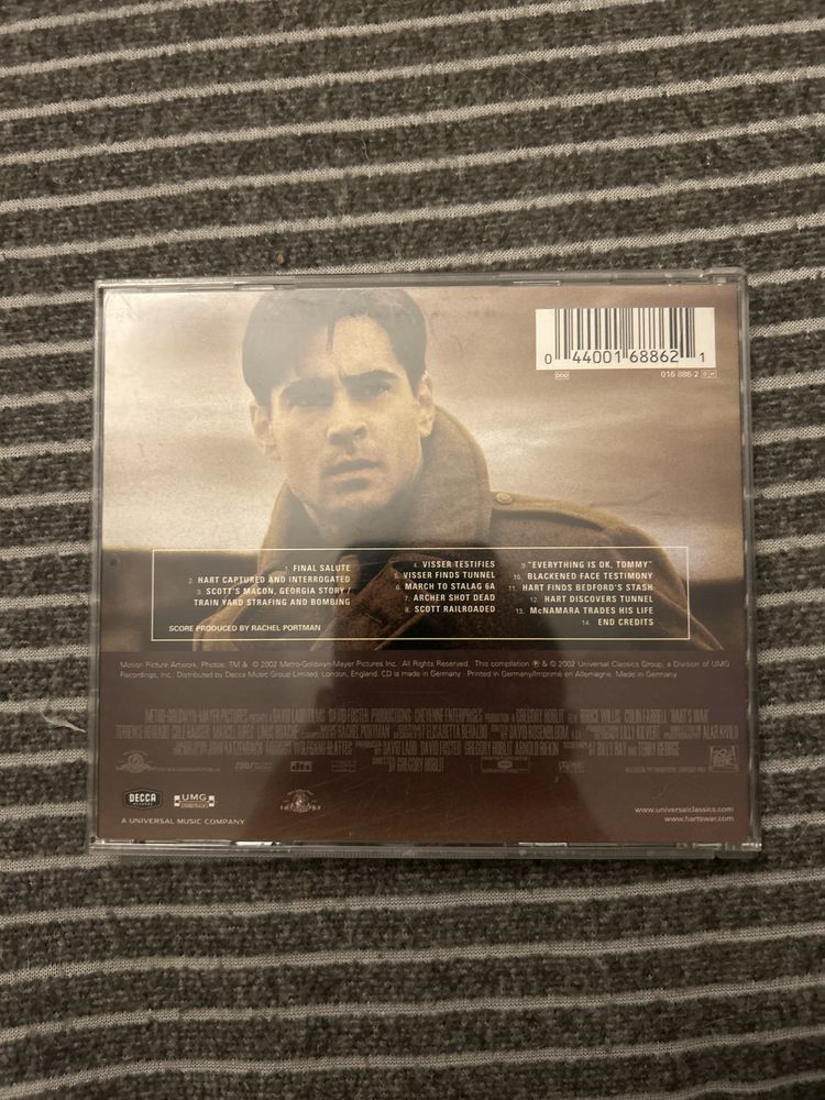 CD Hart's War Rachel Portman soundtrack
