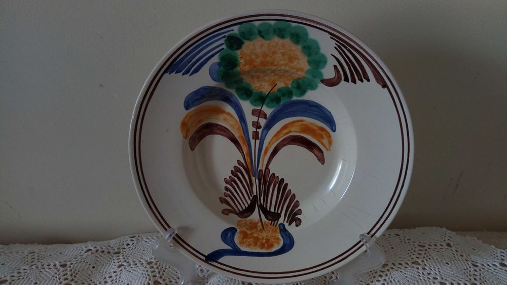 Prato Réplica de Faiança Ratinho Coimbra, Sec.XX