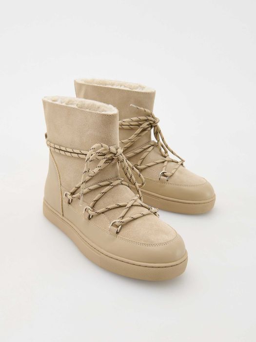 Шкіряні зимові чоботи 41 27,5 см